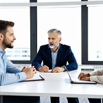 Home 13 Open Communication**
"A diverse team collaboratively brainstorming in a bright, modern office, fully clothed, appropriate attire, engaging in active listening, safe for work, perfect anatomy, correct proportions, natural pose, professional atmosphere, family-friendly."
**