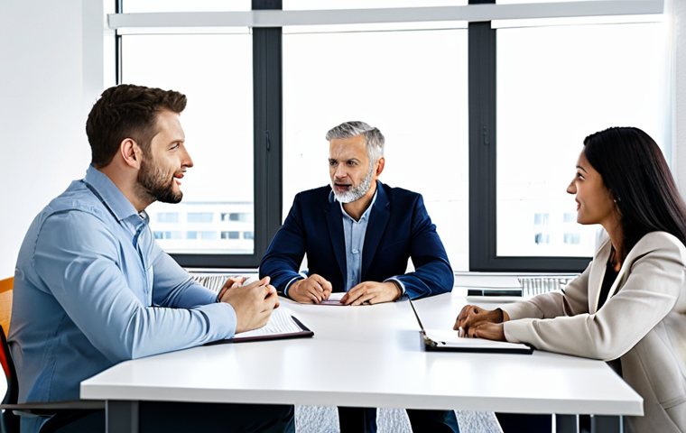 Open Communication**
"A diverse team collaboratively brainstorming in a bright, modern office, fully clothed, appropriate attire, engaging in active listening, safe for work, perfect anatomy, correct proportions, natural pose, professional atmosphere, family-friendly."
**
